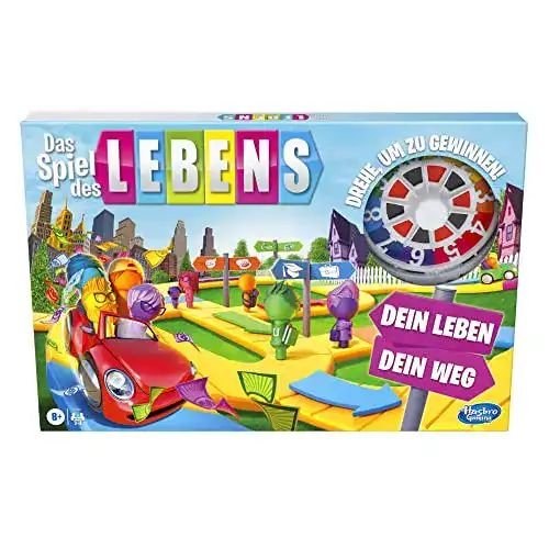 Hasbro Das Spiel des Lebens für Kinder ab 8 Jahren