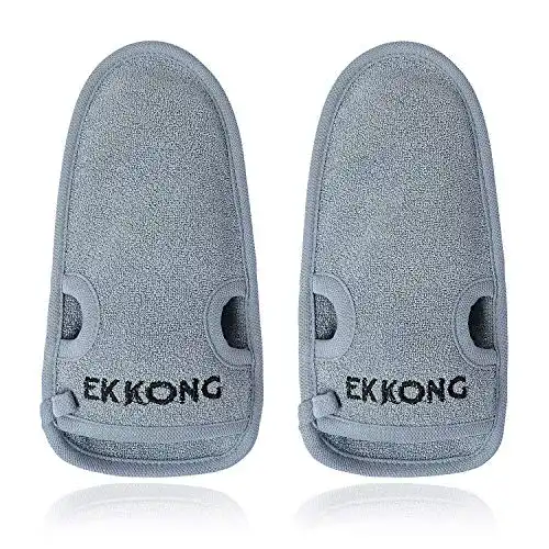 Peelinghandschuhe Ekkong 2er Set für Körper und Gesicht