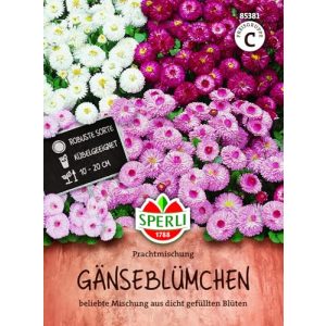Gänseblümchen Samen von Sperli – Prachtmischung für Garten und Balkon