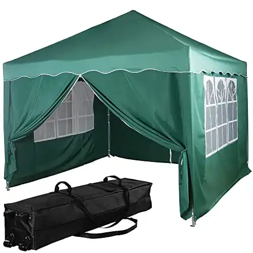 Faltpavillon INSTENT 3 x 3 m mit UV-Schutz und wasserdichtem Dach