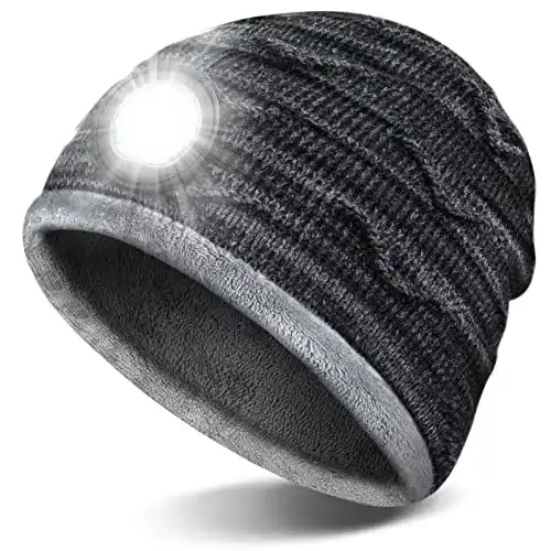 Taocantao LED Beanie Mütze mit integrierter Beleuchtung