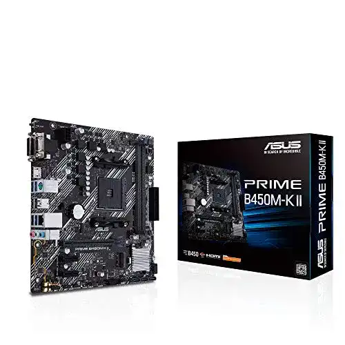 ASUS Prime B450M-K II AM4-Mainboard für AMD Ryzen Prozessoren