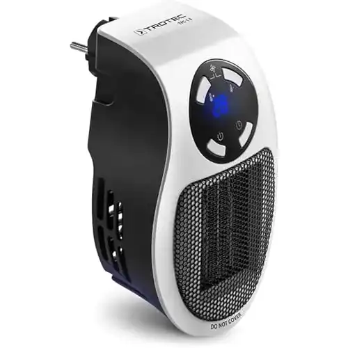 Mini-Heizlüfter Trotec Steckdosen Heizlüfter TFC 1 E mit 500 W Heizleistung