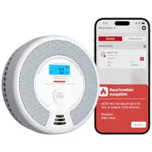 X-Sense WLAN Rauch- und Kohlenmonoxidmelder SC07-WX mit App-Anbindung