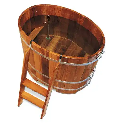 Badezuber Finnsa Sauna Tauchbecken aus Kambala Holz