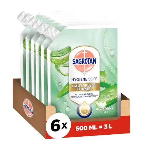 Flüssigseife Nachfüllpack Sagrotan Aloe Vera 500ml