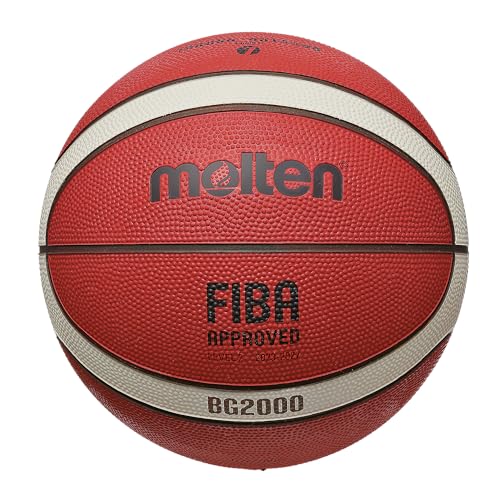Basketball Molten B7G2000 in Orange/Ivory für Training und Freizeit