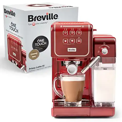 Kleine Siebträgermaschine Breville Prima Latte III