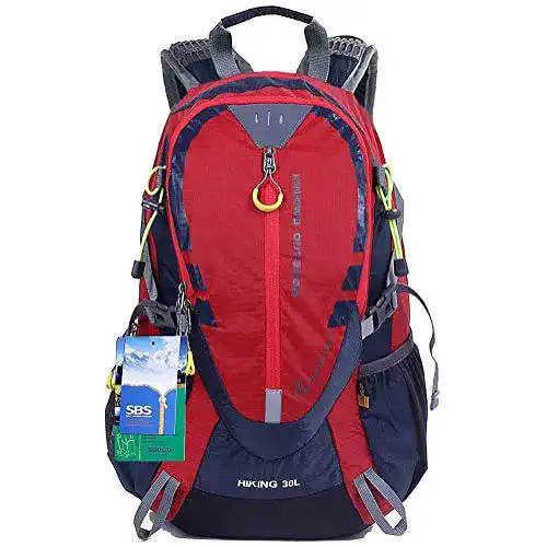 Rucksack mit Netzrücken 30L wasserdicht für Camping und Outdoor