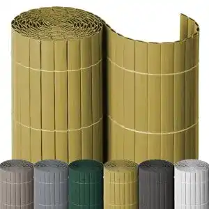 Sichtschutzzaun Noor PVC Sichtschutzmatte für Balkon und Garten