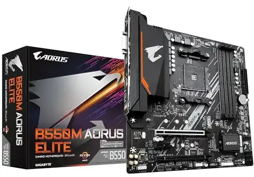 Gigabyte B550M AORUS Elite mATX Mainboard für AMD AM4 Prozessoren