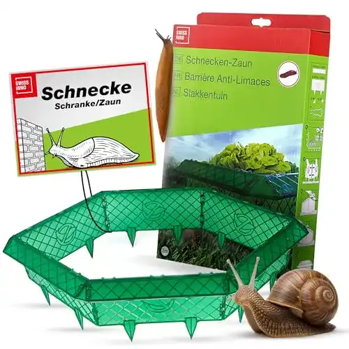 Schneckenzaun von SWISSINNO, 2 Meter Komplettset mit variablen Ecken