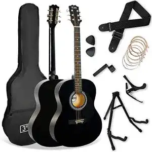 Anfänger-Gitarre 3rd Avenue 4/4 Westerngitarren-Set mit Zubehör
