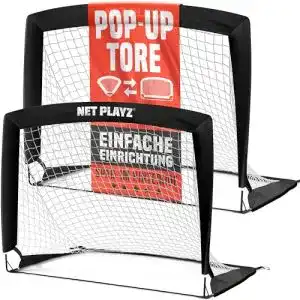 Faltbare Fußballtore für Kinder im 2er-Set von Net Playz