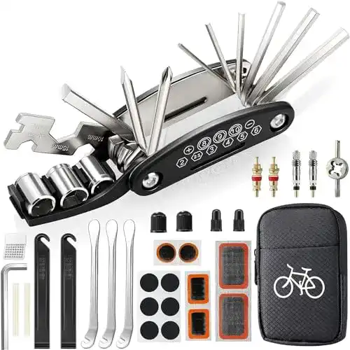 Fahrradwerkzeug URBZUE Reparatur Set 16-in-1 Multifunktionswerkzeug