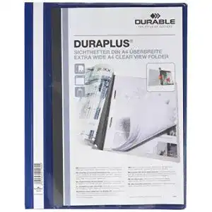 Schnellhefter Durable Duraplus mit Sichttasche in 25er Packung