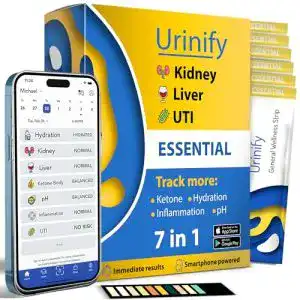 Ketonetest Urinify Essential Mobile App Urinteststreifen für Zuhause