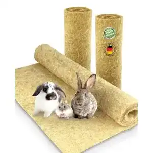 Hanfmatte für Kleintiere aus 100% Hanf, 40 x 25 cm, biologisch abbaubar