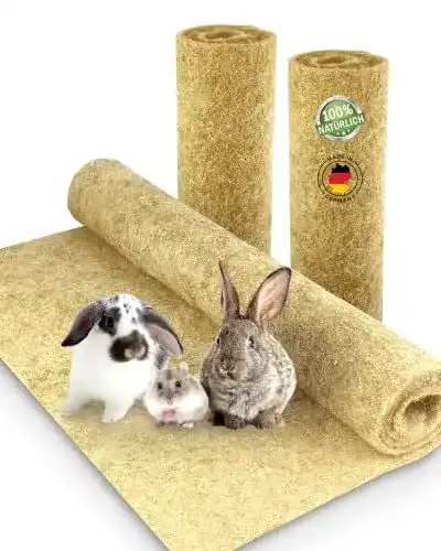 Hanfmatte für Kleintiere aus 100% Hanf, 40 x 25 cm, biologisch abbaubar