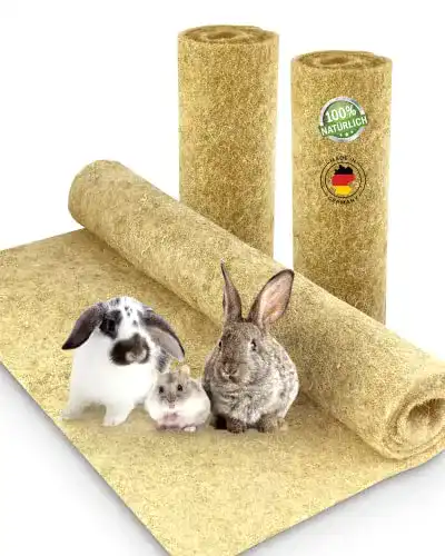 Hanfmatte für Kleintiere aus 100% Hanf, 40 x 25 cm, biologisch abbaubar