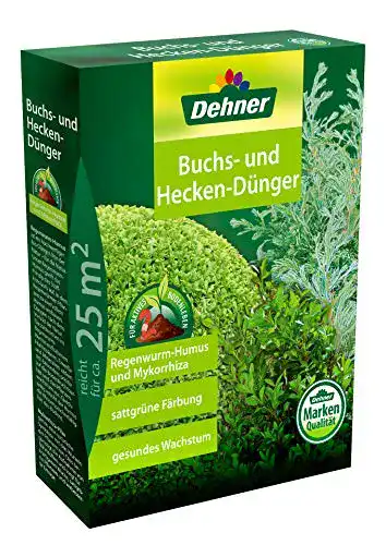 Dehner Buchs- und Hecken-Dünger 2 kg für gesunde Pflanzen