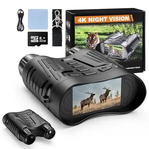 Nachtsichtgerät Guudsoud 4K mit 2600 mAh Akku für Jagd und Outdoor