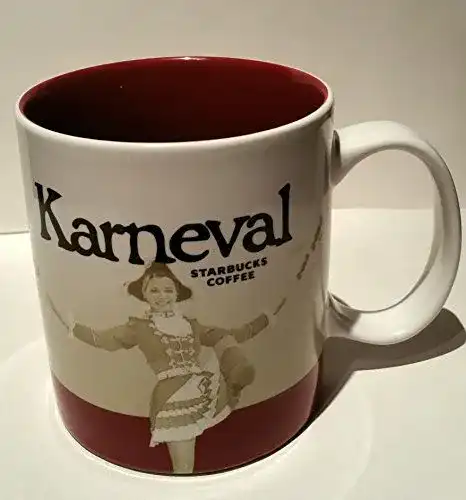 Starbucks City Mug Karneval 2015 Deutschland Kaffeetasse