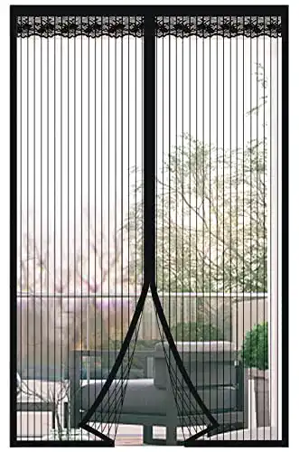 Insektenschutzrollo Diker Fliegengitter Magnet Tür 80 x 200 cm