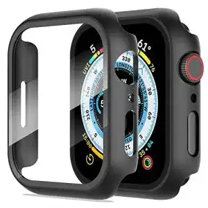 Diruite Hülle für Apple Watch 7, 8 und 9 2 Stück Schutzhülle 45mm