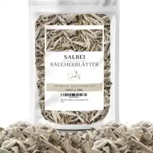 Weißer Salbei Jeebuty Räucherblätter lose 100g für Räucherwerk