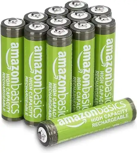 AAA-Akku Amazon Basics wiederaufladbare Batterien 850 mAh im 12er-Pack