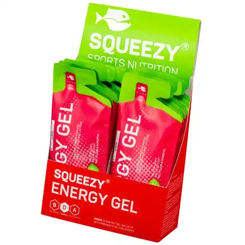Squeezy Energy Gel Box (Zitrone) 12er Pack für Sportler