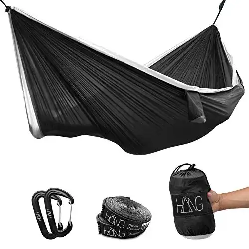 Hängematte HÄNG Camping Outdoor aus Nylon Fallschirmseide