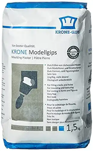 Modelliergips Knorr Prandell Krone, 1,5 kg, weiß