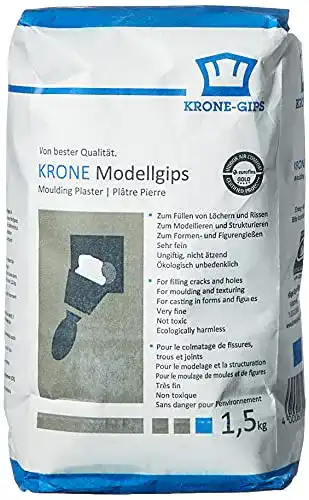 Modelliergips Knorr Prandell Krone, 1,5 kg, weiß
