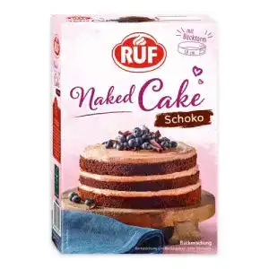 Kuchen-Backmischung RUF Naked Cake Schoko für Schokoladenkuchen