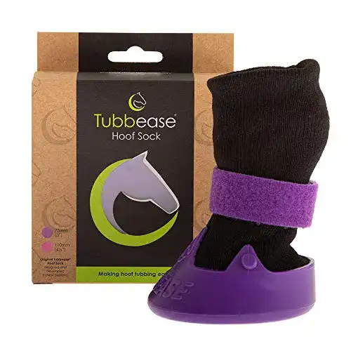 Hufschuhe Kerbl Tubbease XS in lila für Pferdehufe