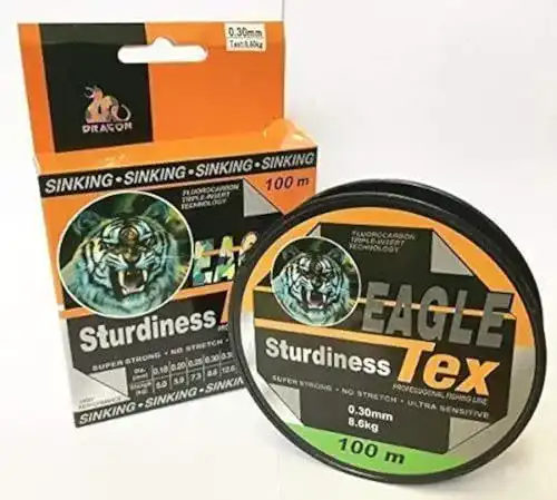 Angelschnur Soytich Fluorocarbon 0,30 mm 100 m mit 8,6 kg Tragkraft