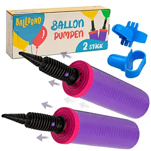 Luftballonpumpe Balloono 2X für effektives Aufpumpen von Ballons
