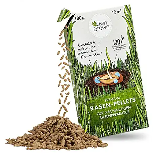 Schnellkeimende Rasensamen-Pellets für Nachsaat und Rasenpflege