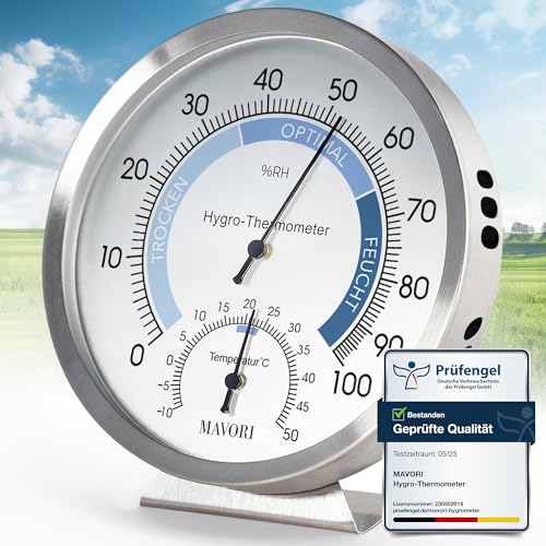 Mavori 2in1 Hygrometer und Thermometer für Innenräume