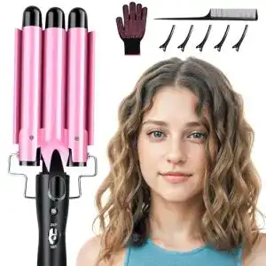 Lockenstab DazSpirit mit 3 Fässern für Welleneisen 22mm