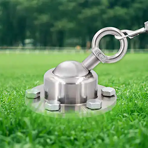 Anlegepflock Surmounty für Hunde 360° drehbarer Edelstahl Anker