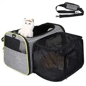 Transporttasche für Katzen und Hunde – Faltbare Haustiertragetasche