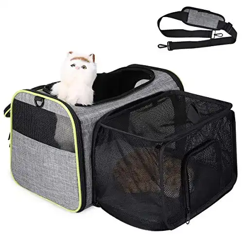 Transporttasche für Katzen und Hunde – Faltbare Haustiertragetasche