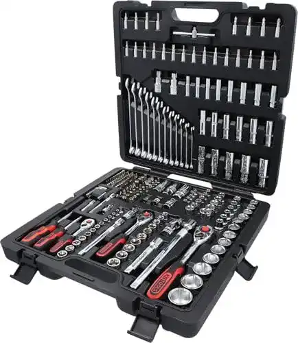 Steckschlüsselsatz KS Tools 918.0216 1/4″, 3/8″ und 1/2″ mit 216 Teilen