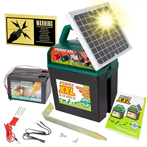 Solar-Weidezaungerät Voss Power XXL B 12000-S mit 10800V
