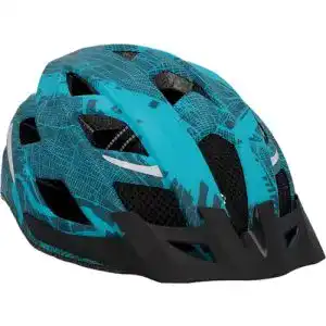 Fischer Fahrradhelm für Erwachsene mit LED-Rücklicht, S/M, 52-59cm