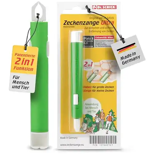 Zeckenzange Dr. Schick Ultra für effektive Zeckenentfernung
