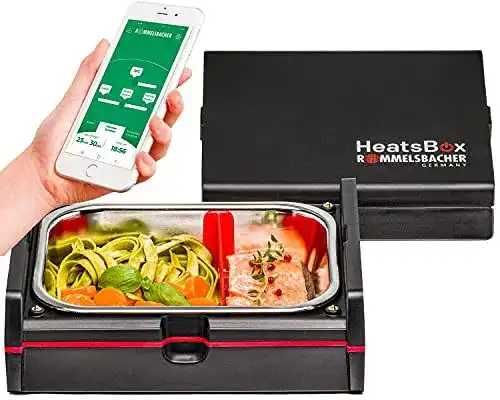 Elektrische Lunchbox Rommelsbacher mit App-Steuerung und Edelstahlbehälter